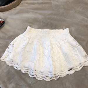 White Lace Skirt
